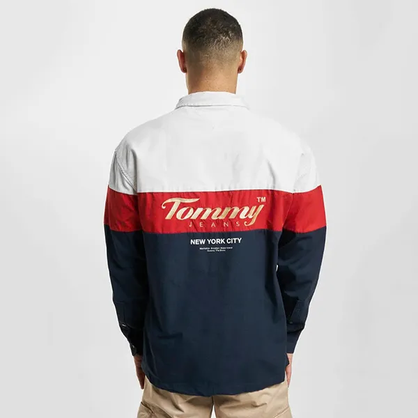 Áo Sơ Mi Nam Tommy Hilfiger Jeans Archive Rich Phối Màu