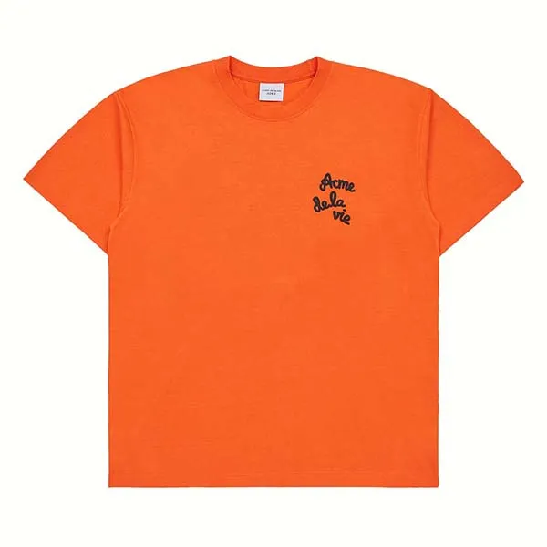 Áo Phông Acmé De La Vie ADLV Embossing Script Tshirt Màu Cam - Thời trang - Vua Hàng Hiệu