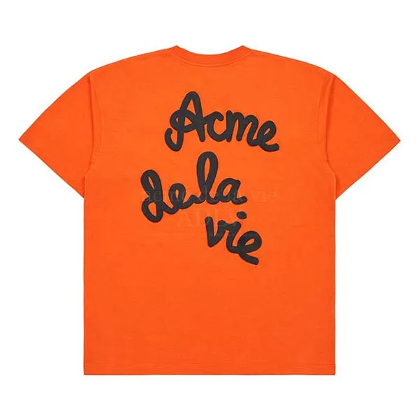 Áo Phông Acmé De La Vie ADLV Embossing Script Tshirt Màu Cam - Thời trang - Vua Hàng Hiệu