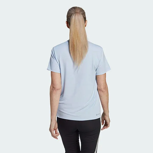 Áo Thun Nữ Adidas Train Icons 3-Stripes Tee T-Shirt HS2359 Màu Xanh Blue Size S - Thời trang - Vua Hàng Hiệu