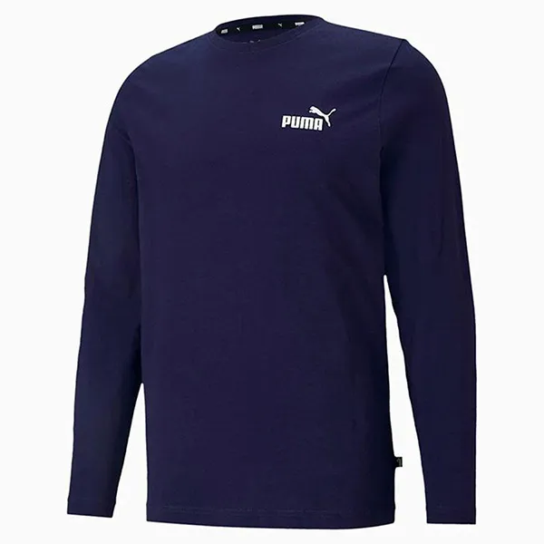 Áo Thun Dài Tay Nam Puma Essential Small Logo Longsleeve Tee 589027 Màu Xanh Navy Size S - Thời trang - Vua Hàng Hiệu