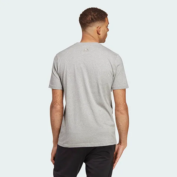 Áo Thun Nam Adidas Linear Single Jersey Essentials T-Shirt IC9277 Màu Xám Size S - Thời trang - Vua Hàng Hiệu