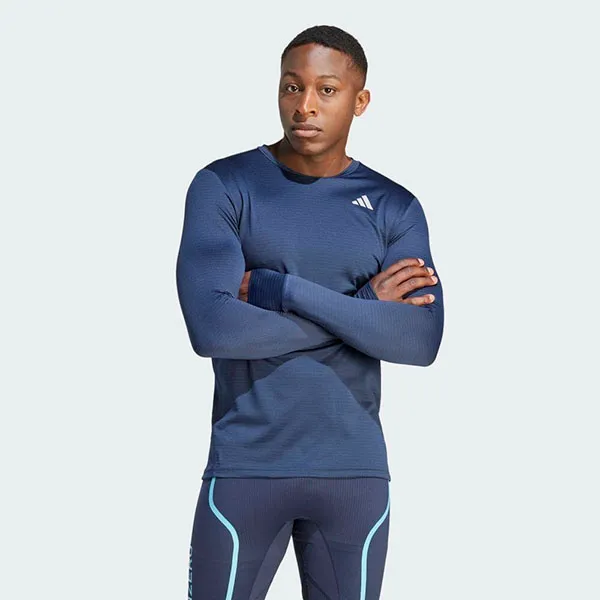 Áo Thun Nam Adidas Own The Run IM2490 Màu Xanh Blue Size S - Thời trang - Vua Hàng Hiệu