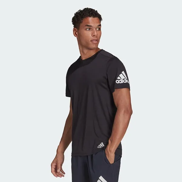 Áo Thun Nam Adidas Run It Tshirt TM190-HB7470 Màu Đen Size S