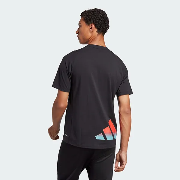 Áo Thun Nam Adidas Train Icons 3 Bar Logo Training Tee Tshirt HS7519 Màu Đen Size M - Thời trang - Vua Hàng Hiệu