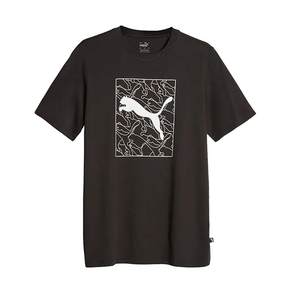 Áo Thun Nam Puma Graphics Cat Tee 677184 01 Tshirt Màu Đen