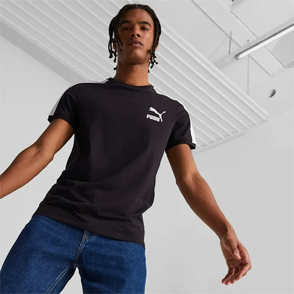Áo Thun Nam Puma Iconic T7 Train 538204-01 Tshirt Màu Đen - Thời trang - Vua Hàng Hiệu