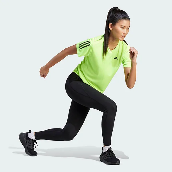 Áo Thun Nữ Adidas Own The Run IL4133 Màu Xanh Neon Size L