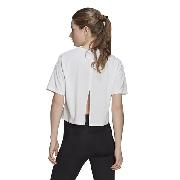 Áo Thun Nữ Adidas Women's Short Sleeve Train Icons 3 Bar Logo T-shirt WH926-HK6965 Màu Trắng Size S