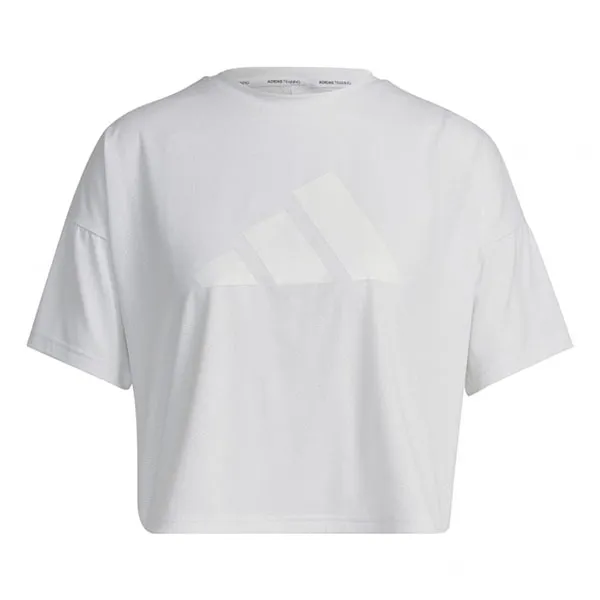 Áo Thun Nữ Adidas Women's Short Sleeve Train Icons 3 Bar Logo T-shirt WH926-HK6965 Màu Trắng Size S
