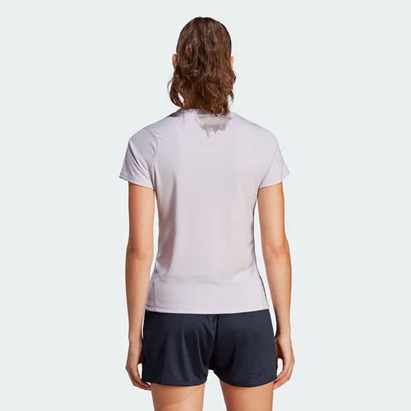 Áo Thun Nữ Adidas X Parley Running TShirt HR6986 Màu Bạc Size 2XS