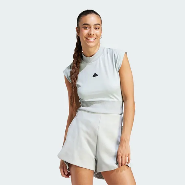 Áo Thun Nữ Adidas Z.N.E Tee IM4916 Màu Xám Nhạt