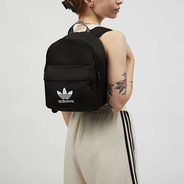 Balo Nữ Adidas Small Adicolor Classic Backpack IJ0762 Màu Đen