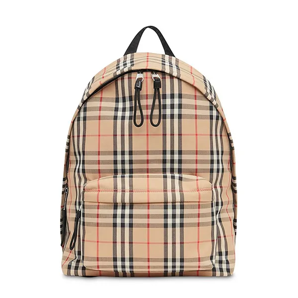 Balo Burberry Vintage Check Nylon Backpack Màu Be - Túi xách - Vua Hàng Hiệu