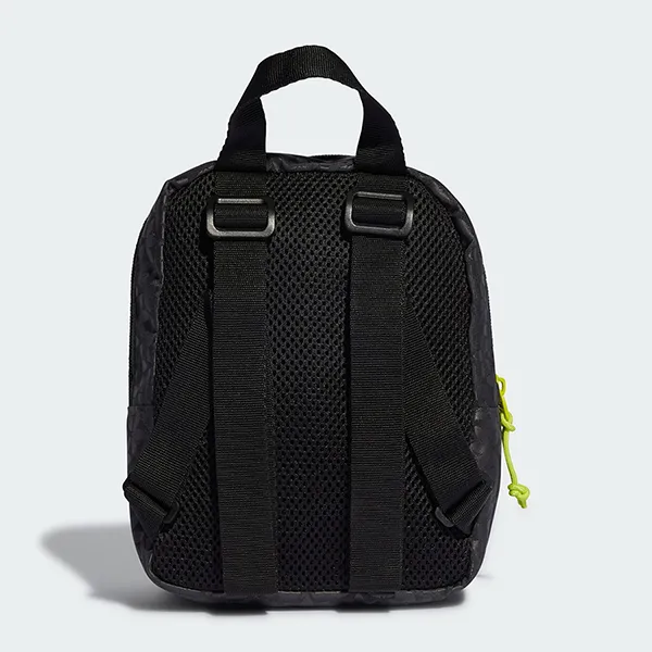 Balo Mini Nữ Adidas Trefoil Monogram Jacquard Mini Backpack II3414 Màu Đen