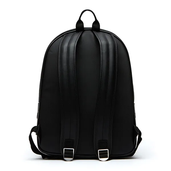Balo Nam Lacoste Men's Petit Piqué Backpack NH2482UT Màu Đen - Túi xách - Vua Hàng Hiệu