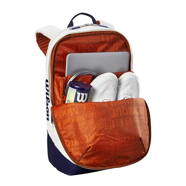 Balo Tennis Wilson Roland-Garros Super Tour 1 Pack WR8026101001 Màu Trắng