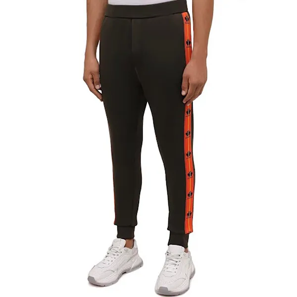 Bộ Quần Áo Nỉ Nam Dsquared2 Leaf Tape Jog Pants Màu Xanh Olive Size S - Thời trang - Vua Hàng Hiệu