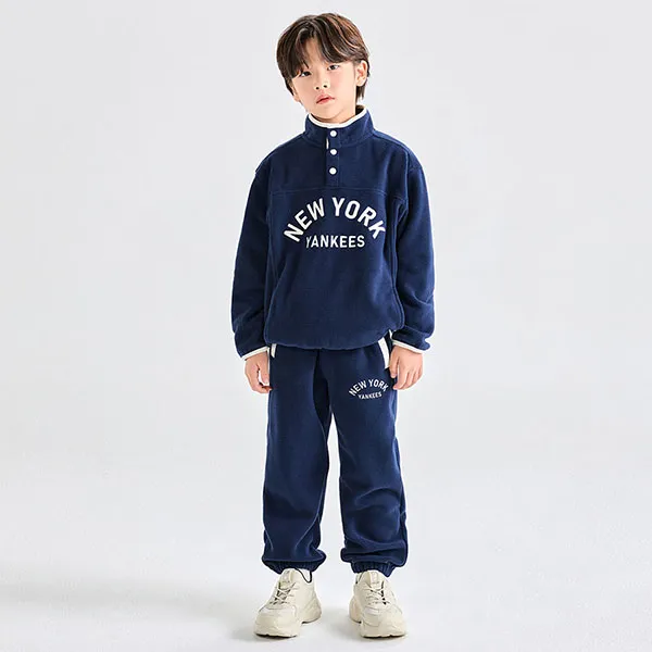 Bộ Quần Áo Nỉ Trẻ Em MLB Varsity Half-Zip MTM Set-Up New York Yankees 7AS2BV336-50NYS Màu Xanh Navy - Thời trang - Vua Hàng Hiệu