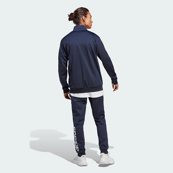 Bộ Thể Thao Nam Adidas Men's Tracksuit Linear Logo Tricot Blue HZ2219 Màu Xanh Navy Size M - Thời trang - Vua Hàng Hiệu