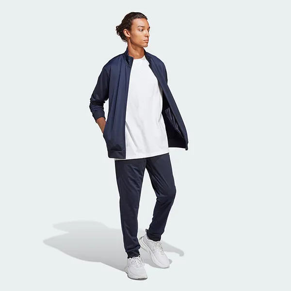 Bộ Thể Thao Nam Adidas Men's Tracksuit Linear Logo Tricot Blue HZ2219 Màu Xanh Navy Size M - Thời trang - Vua Hàng Hiệu