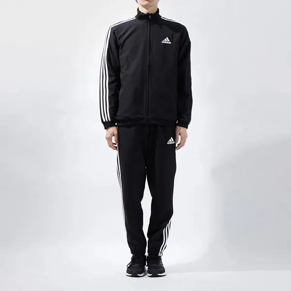 Bộ Thể Thao Nam Adidas Set Aeroready Essentials Regular Fit 3 Stripes Tracksuit GK9953 Sportswear Màu Đen Size S