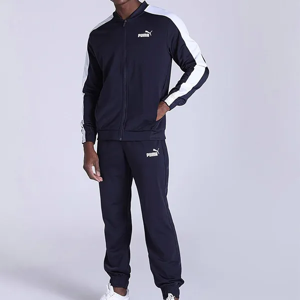 Bộ Thể Thao Nam Puma Baseball Sportswear 588961 Màu Xanh Navy Phối Trắng Size S - Thời trang - Vua Hàng Hiệu