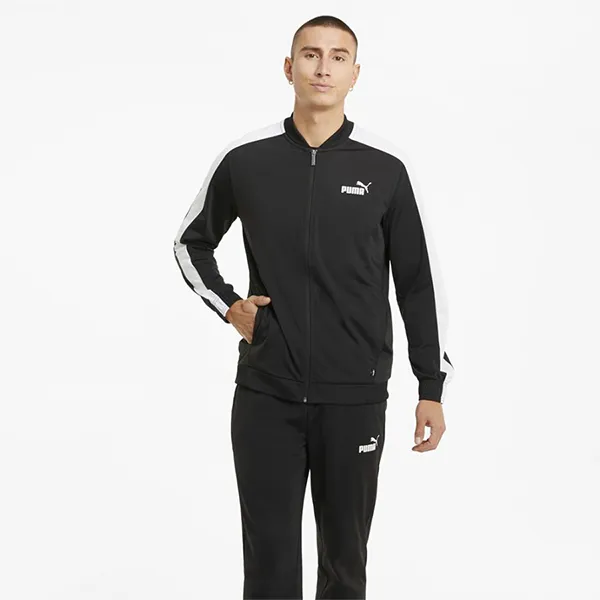 Bộ Thể Thao Nam Puma Baseball Sportswear 588961 Màu Đen Phối Trắng Size S - Thời trang - Vua Hàng Hiệu