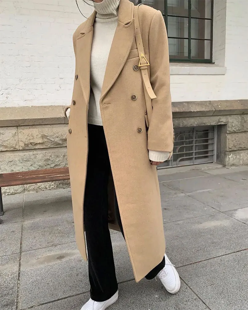 Mặc áo khoác dài đẹp như sao Hàn với 12 cách mix đơn giản