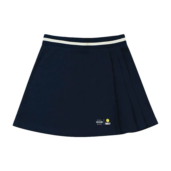 Chân Váy Nữ Fila Women's Tennis Club X Smiley Skirt FW2SKF4S10F-DBL Màu Đen - 1
