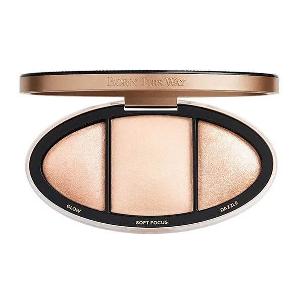 Combo Trang Điểm Too Faced 3 Món (Son Melted Matte Liquified, Phấn Bắt Sáng Highlighting Palette, Cọ Trang Điểm Mr. Chiseled Contouring Brush)