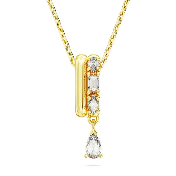 Dây Chuyền Nữ Swarovski Dextera Pendant Mixed Cuts, White, Gold-Tone Plated 5663333 Màu Vàng