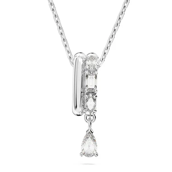 Dây Chuyền Nữ Swarovski Dextera Pendant Mixed Cuts, White, Rhodium Plated 5671819 Màu Bạc