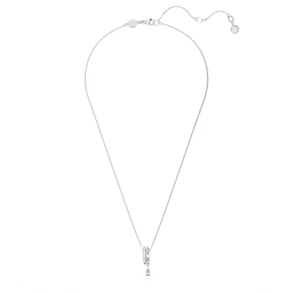 Dây Chuyền Nữ Swarovski Dextera Pendant Mixed Cuts, White, Rhodium Plated 5671819 Màu Bạc