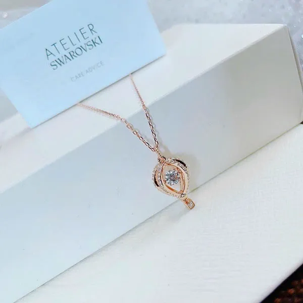 Dây Chuyền Nữ Swarovski Into The Sky 5483990 Màu Vàng Hồng