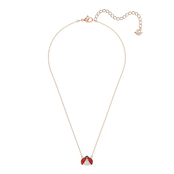 Dây Chuyền Nữ Swarovski Sparkling Dance Ladybug Necklace Red, Gold-Tone Plated 5521787 Màu Đỏ - Trang sức - Vua Hàng Hiệu