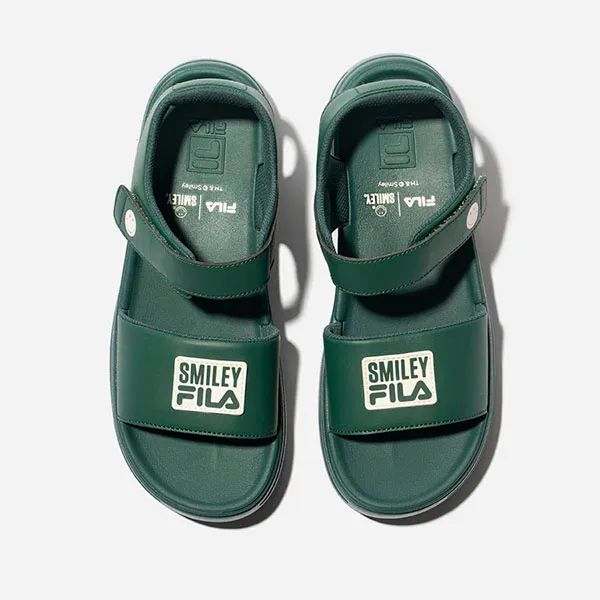 Dép Sandal Fila Funky Tennis 1998 Sd X Smiley 1SM02583F-300 Màu Xanh Green - Giày - Vua Hàng Hiệu