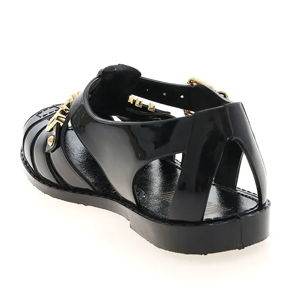 Dép Sandal Moschino Jelly In Black MA16501G1GM20000 Màu Đen Size 40