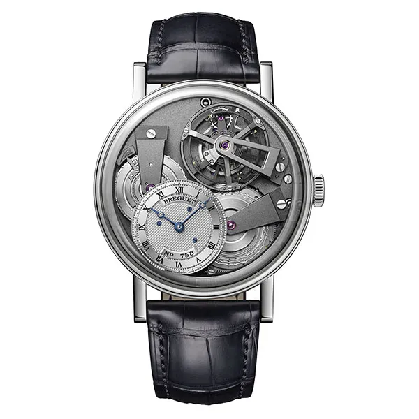 Đồng Hồ Breguet Tradition Tourbillon Hand Wound 7047PT/11/9ZU Đen Bạc - Đồng hồ - Vua Hàng Hiệu