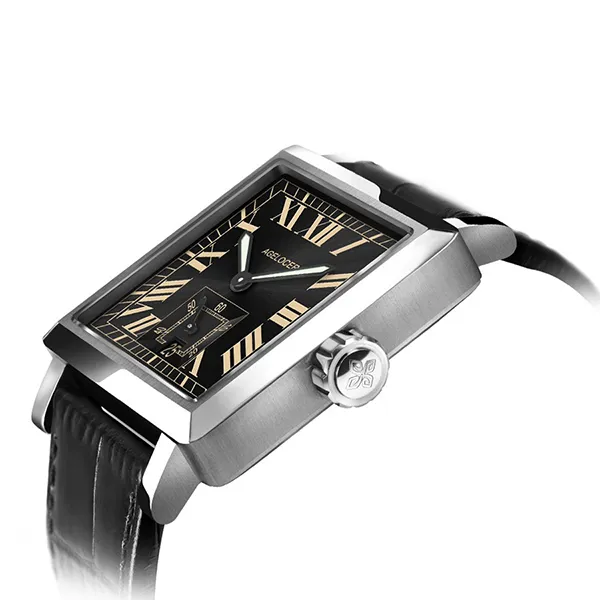 Đồng Hồ Nam Agelocer Codex 3303A1 Màu Đen