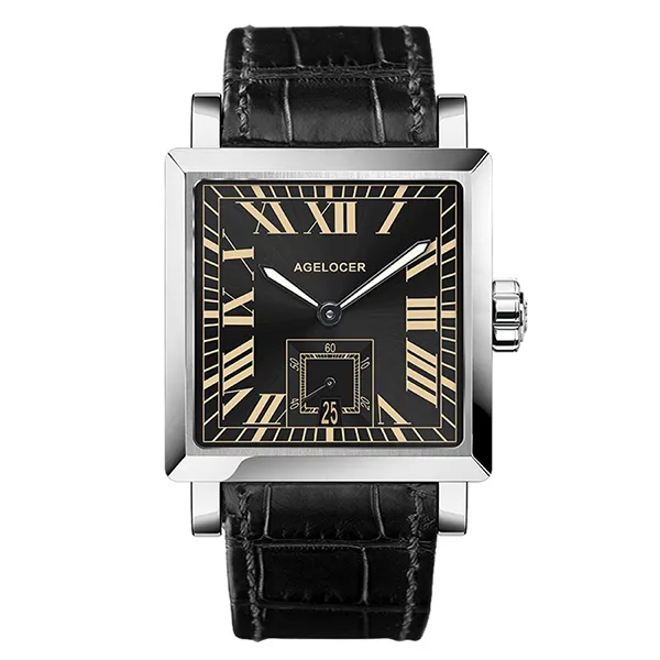 Đồng Hồ Nam Agelocer Codex 3303A1 Màu Đen