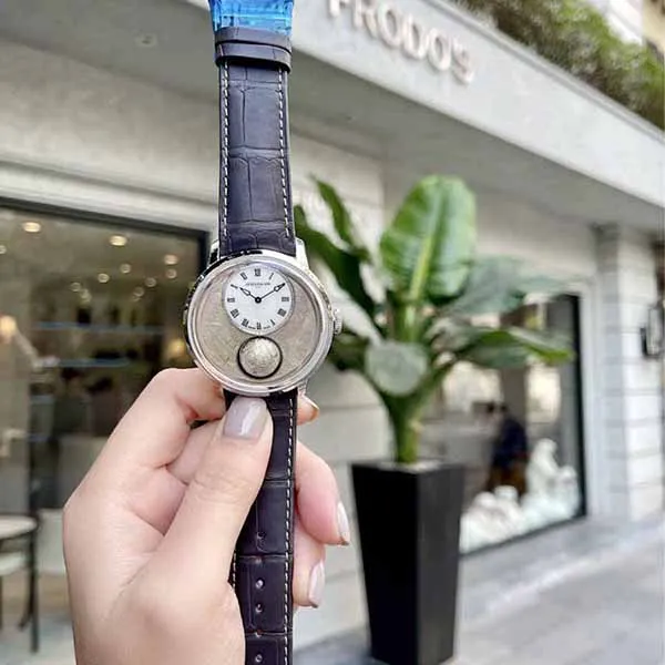 Đồng Hồ Nam Arnold & Son Luna Magna Platinum 1LMAX.Z01A.C233C Màu Xám - Đồng hồ - Vua Hàng Hiệu