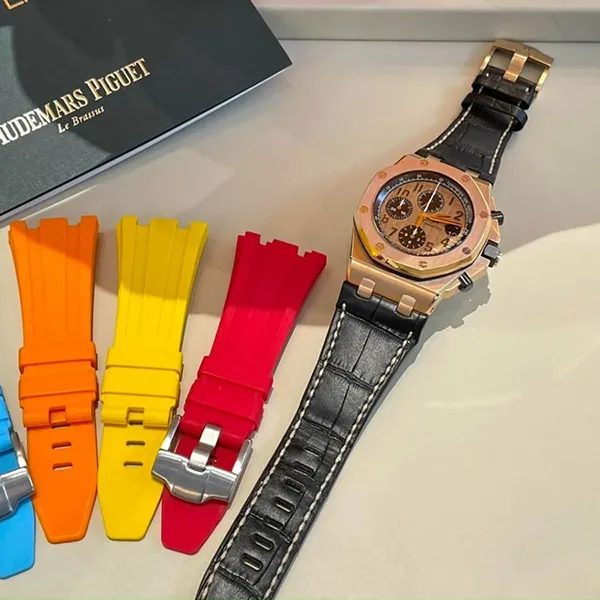 Đồng Hồ Nam Audemars Piguet Royal Oak Offshore Chronograph 26470OR Màu Vàng Đen