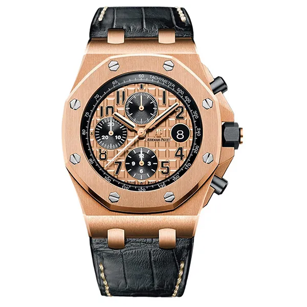 Đồng Hồ Nam Audemars Piguet Royal Oak Offshore Chronograph 26470OR Màu Vàng Đen - 1