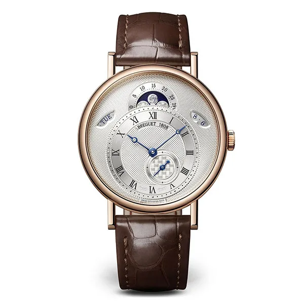 Đồng Hồ Nam Breguet Classique Day Date Moonphase Watch 7337BR/15/9VU Màu Nâu - Đồng hồ - Vua Hàng Hiệu