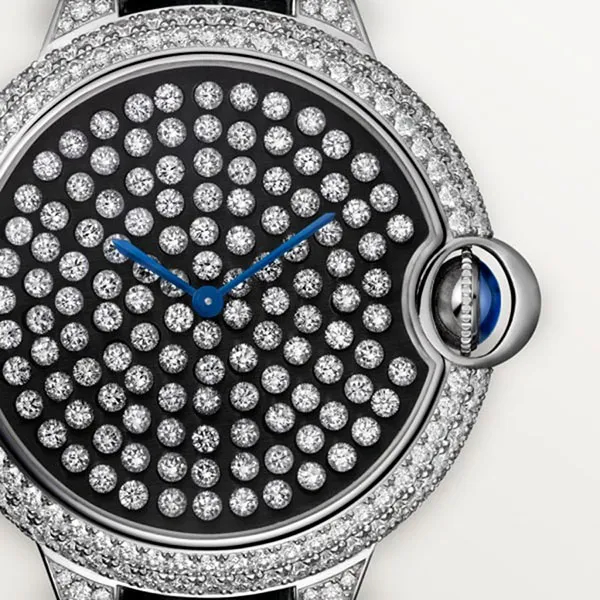 Đồng Hồ Nam Cartier Ballon Bleu HPI01062 42mm Màu Đen Trắng
