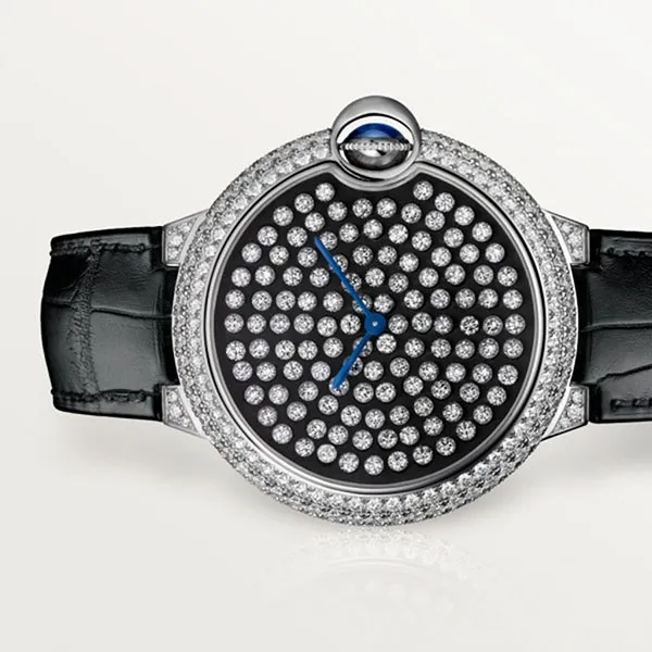 Đồng Hồ Nam Cartier Ballon Bleu HPI01062 42mm Màu Đen Trắng