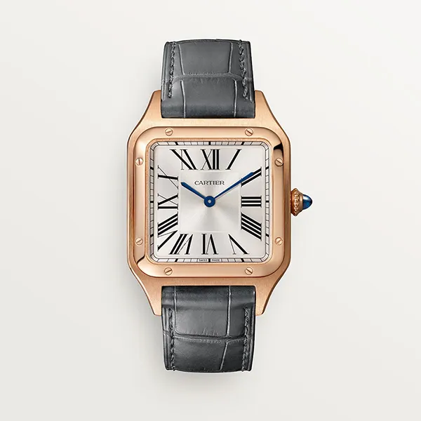Đồng Hồ Nam Cartier Santos Dumont WGSA0021 43.5mm Màu Xám / Vàng Hồng