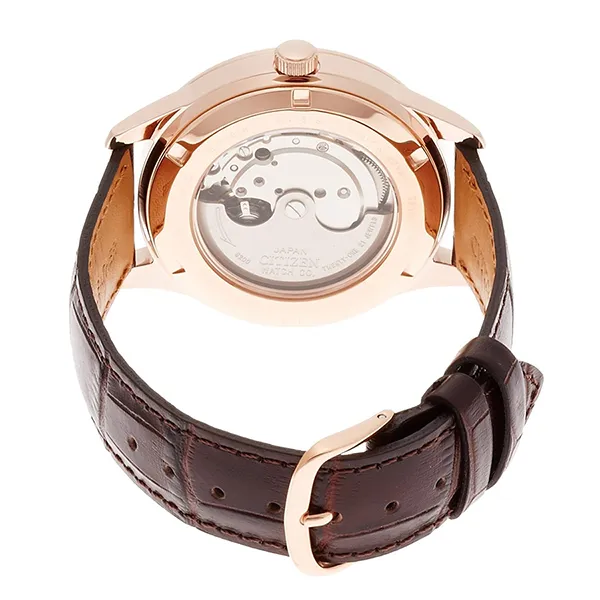Đồng Hồ Nam Citizen Automatic Men Watch NY4052-08A Màu Nâu