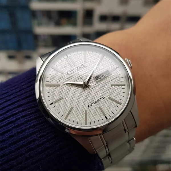 Đồng Hồ Nam Citizen Automatic NH7520-56A Màu Bạc